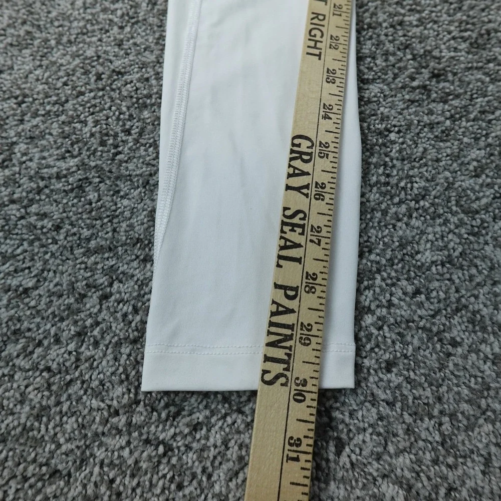 Nike Pro Leggings Mens M White Dri-Fit Compression Athletic Workout Gym Pants